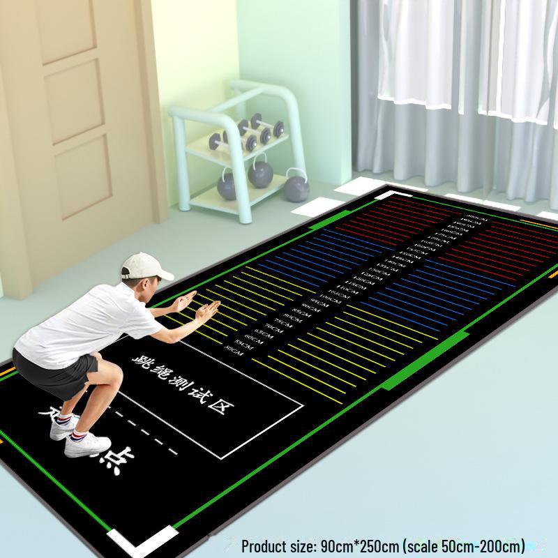 Противоскользящий коврик для прыжкового теста: Прочный, толстый, износостойкий коврик для вступительных экзаменов в школу и спортивных тренировок.
Противоскользящий коврик для прыжкового теста: Прочный, толстый, износостойкий коврик для вступительных экзаменов в школу и спортивных тренировок.