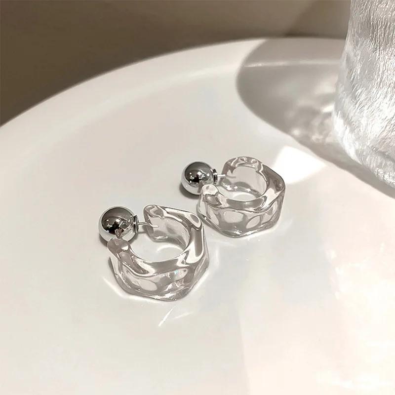 New Korea Clear Acrylic Geometric C-shaped Hoop Earrings for Girls Trends Hanging Earrings Party Travel Jewelry Gifts
New Korea Clear Acrylic Geometric C-shaped Hoop Earrings for Girls Trends Hanging Earrings Party Travel Jewelry Gifts