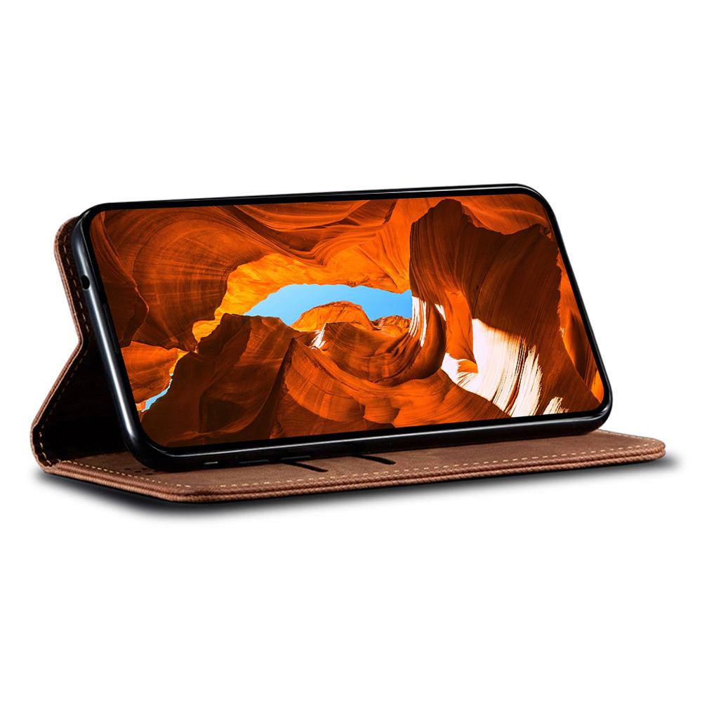 For Oppo Reno14 Pro 5G (Global) Case Jeans Cloth Texture Anti-Scratch Leather Stand Phone Cover Khaki
For Oppo Reno14 Pro 5G (Global) Case Jeans Cloth Texture Anti-Scratch Leather Stand Phone Cover Khaki