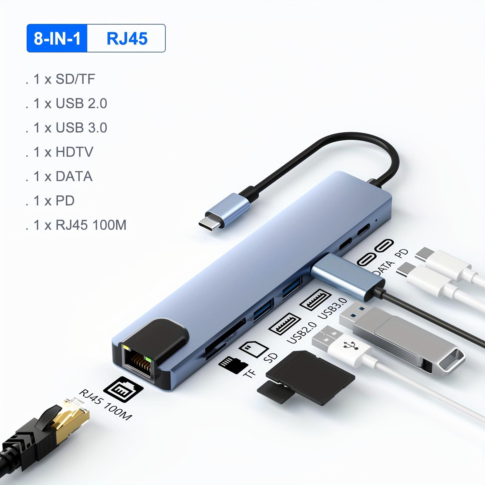 8-in-1 USB-C Multifunction Dock: HDMI, Ethernet, USB Hub Converter.
8-in-1 USB-C Multifunction Dock: HDMI, Ethernet, USB Hub Converter.