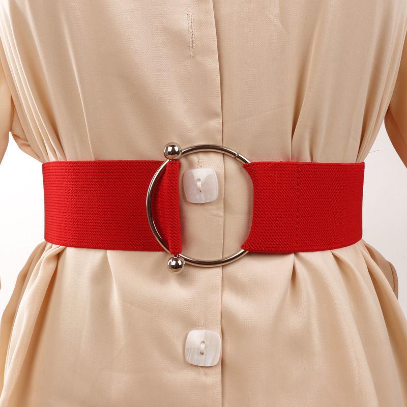 Широкий Минималистичный Современный Эластичный Пояс для Женщин, Доступный в Различных Модных Цветах Red Stretch
Широкий Минималистичный Современный Эластичный Пояс для Женщин, Доступный в Различных Модных Цветах Red Stretch
