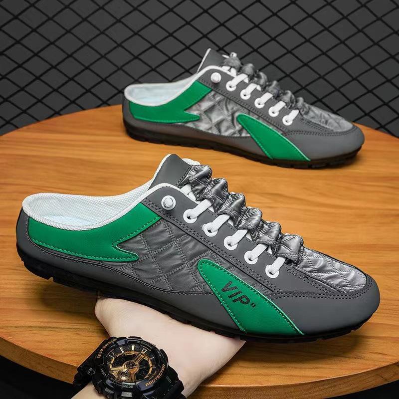 2024 spring and summer men s flat casual shoes trend soft-soled driving shoes half-support shoes men s trendy shoes Doudou shoes 39 белый
2024 spring and summer men s flat casual shoes trend soft-soled driving shoes half-support shoes men s trendy shoes Doudou shoes 39 белый