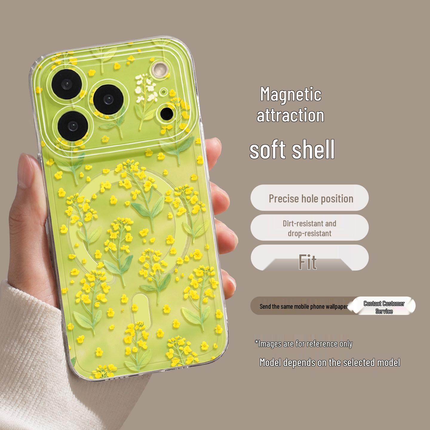 Rapeseed Flower iPhone 17 Case for Apple 16 Pro Max, Spring 15 Fresh Magnetic 13, 14 New Style Cover iPhone 15 Pro
Rapeseed Flower iPhone 17 Case for Apple 16 Pro Max, Spring 15 Fresh Magnetic 13, 14 New Style Cover iPhone 15 Pro