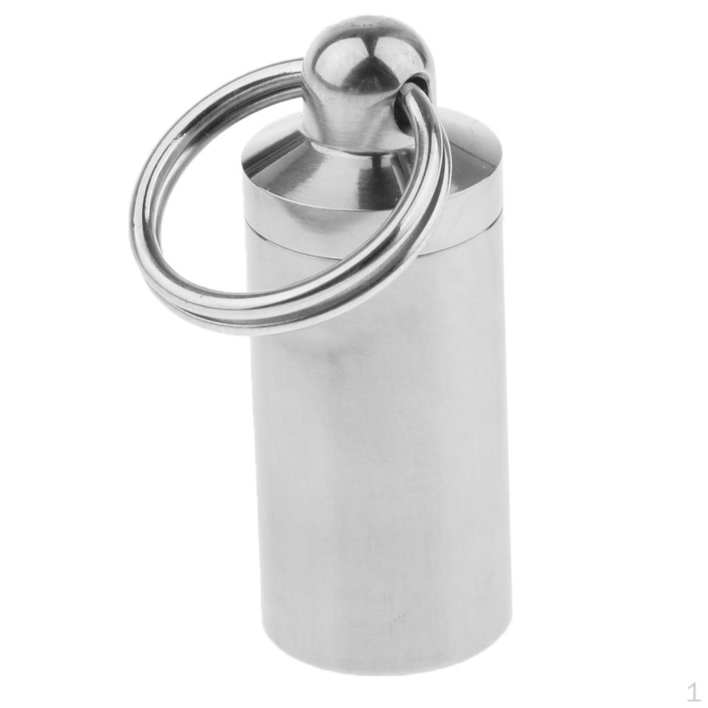 Box Keychain Waterproof Multi Chamber Titanium Tablet Organizer for Reisen im Freien Camping Single Layer
Box Keychain Waterproof Multi Chamber Titanium Tablet Organizer for Reisen im Freien Camping Single Layer