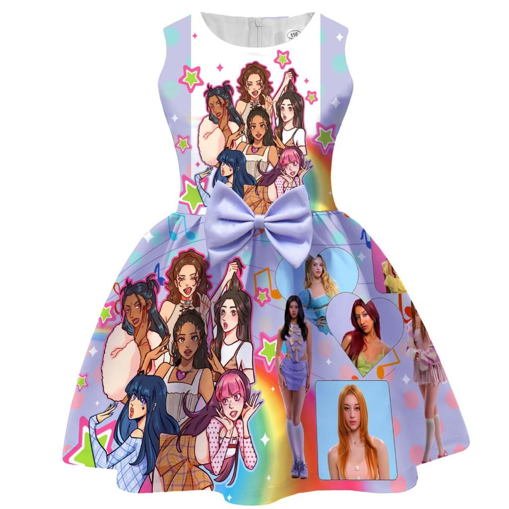 94246 Kid Girls KATSEYE Printed Princess Casual Bow Dress 120cm фіолетовий
94246 Kid Girls KATSEYE Printed Princess Casual Bow Dress 120cm фіолетовий