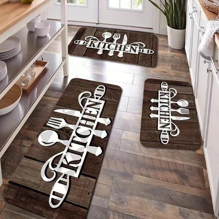 VIKAMA Crystal Velvet Rug Kitchen Long Strip Oil-Absorbing And Dirt-Resistant Knife Fork Spoon Tableware Pattern Pad Home Decor 40X60CM (1.3X2FT
VIKAMA Crystal Velvet Rug Kitchen Long Strip Oil-Absorbing And Dirt-Resistant Knife Fork Spoon Tableware Pattern Pad Home Decor 40X60CM (1.3X2FT
