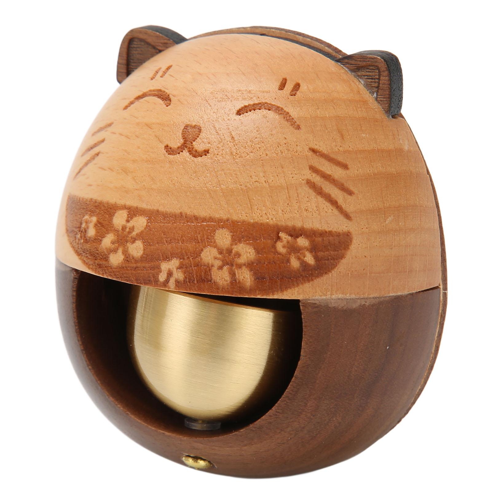 Магазинный колокольчик в стиле кота манеки-нэко, деревянный, латунный, с чистым приятным звуком, легко крепится, дверной звонок для дома
Магазинный колокольчик в стиле кота манеки-нэко, деревянный, латунный, с чистым приятным звуком, легко крепится, дверной звонок для дома