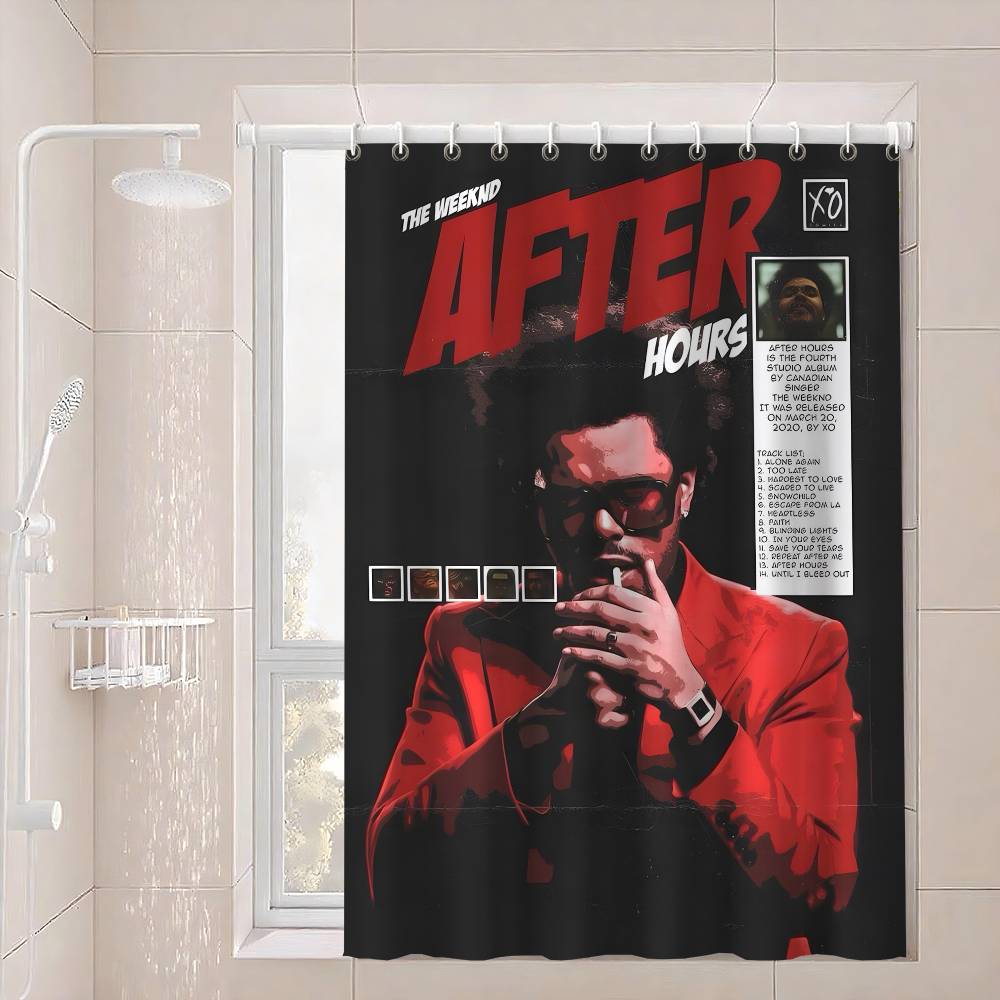 Занавеска для ванной W-Weeknd в стиле хип-хоп, классическая аниме-ткань, занавеска для душа с 12 крючками, водонепроницаемый декор для ванной 180x200 cm
Занавеска для ванной W-Weeknd в стиле хип-хоп, классическая аниме-ткань, занавеска для душа с 12 крючками, водонепроницаемый декор для ванной 180x200 cm