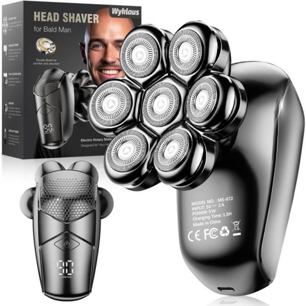 Бритва для лысых мужчин Wyclos Detachable 5in1 Electric IPX7 Waterproof Dry Wet 7D Rotary Grooming Kit со светодиодным дисплеем USB-перезаряжаемый, серый
Бритва для лысых мужчин Wyclos Detachable 5in1 Electric IPX7 Waterproof Dry Wet 7D Rotary Grooming Kit со светодиодным дисплеем USB-перезаряжаемый, серый