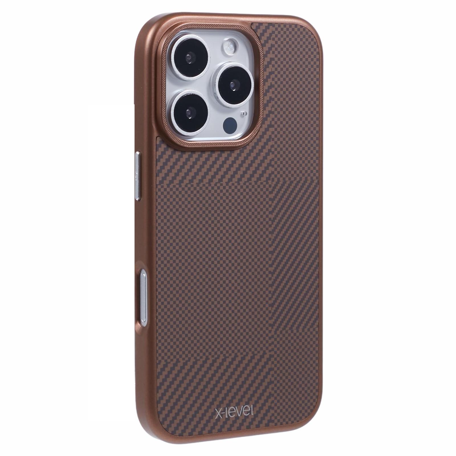 X-LEVEL For iPhone 16 Pro Magnetic Case Hard PC Phone Cover Carbon Nano-Fiber Texture D
X-LEVEL For iPhone 16 Pro Magnetic Case Hard PC Phone Cover Carbon Nano-Fiber Texture D