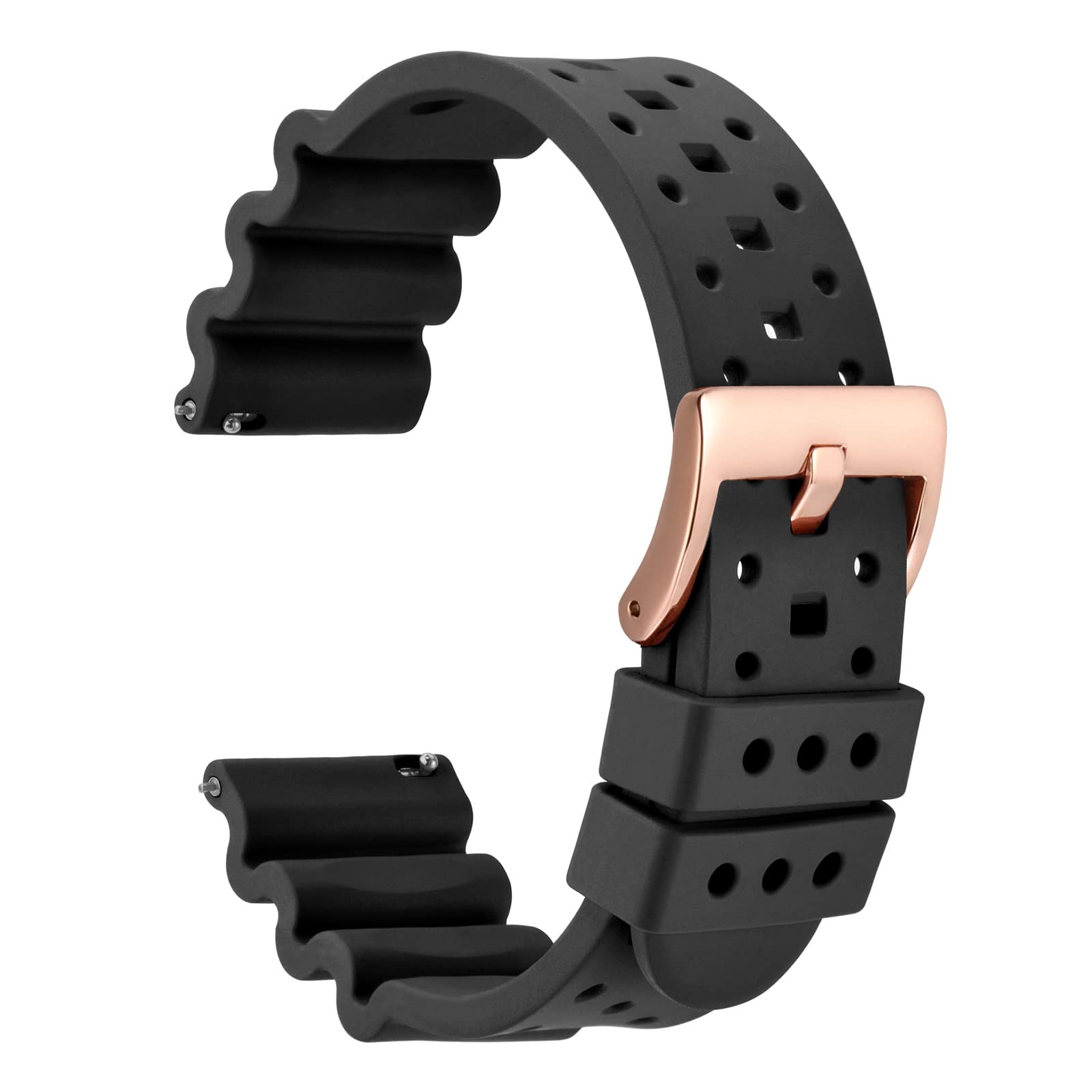 WOCCI Fluoro Rubber (FKM) Watch Band, 18 mm, 20 mm, 22 mm, 24 mm, 22mm
WOCCI Fluoro Rubber (FKM) Watch Band, 18 mm, 20 mm, 22 mm, 24 mm, 22mm