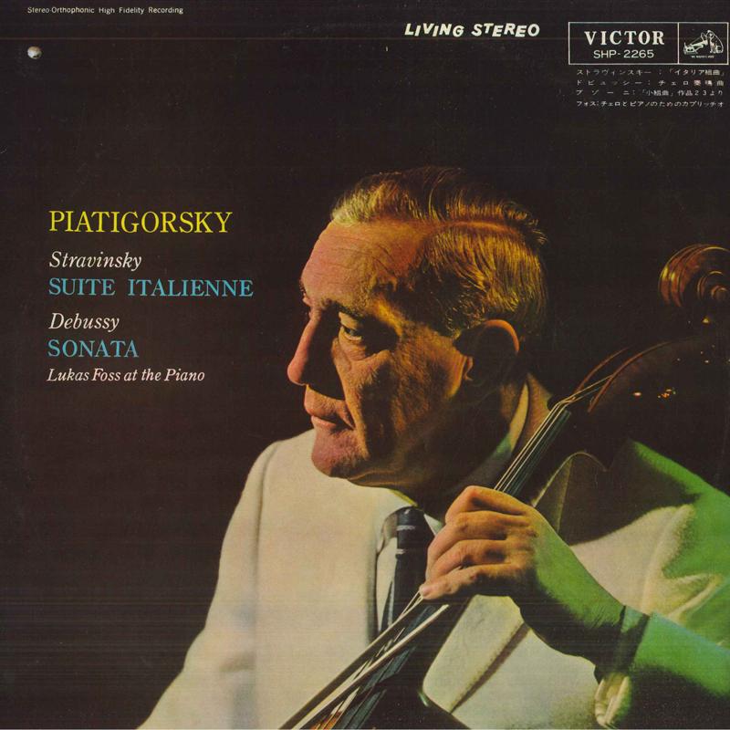LP Record STRAVINSKY, DEBUSSY, PIATIGORSKY, L - Suite Italienne / Sonata SHP2265 VICTOR Japan Obi Classical Used
LP Record STRAVINSKY, DEBUSSY, PIATIGORSKY, L - Suite Italienne / Sonata SHP2265 VICTOR Japan Obi Classical Used