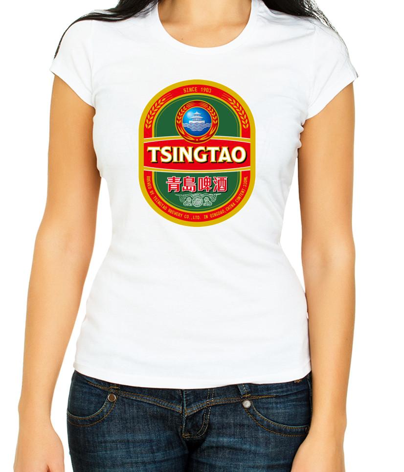 Tsingtao Beer, Chinese Beer, 3/4 Short sleeve Woman T Shirt E095 XL
Tsingtao Beer, Chinese Beer, 3/4 Short sleeve Woman T Shirt E095 XL
