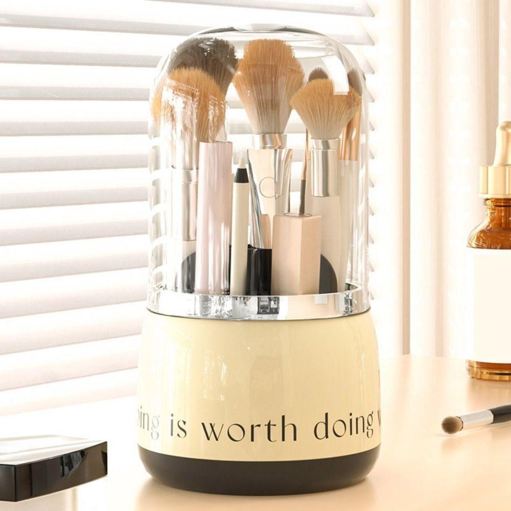 Вращающееся на 360 градусов ведро для хранения кистей для макияжа, регулируемый настольный органайзер для косметики
Вращающееся на 360 градусов ведро для хранения кистей для макияжа, регулируемый настольный органайзер для косметики