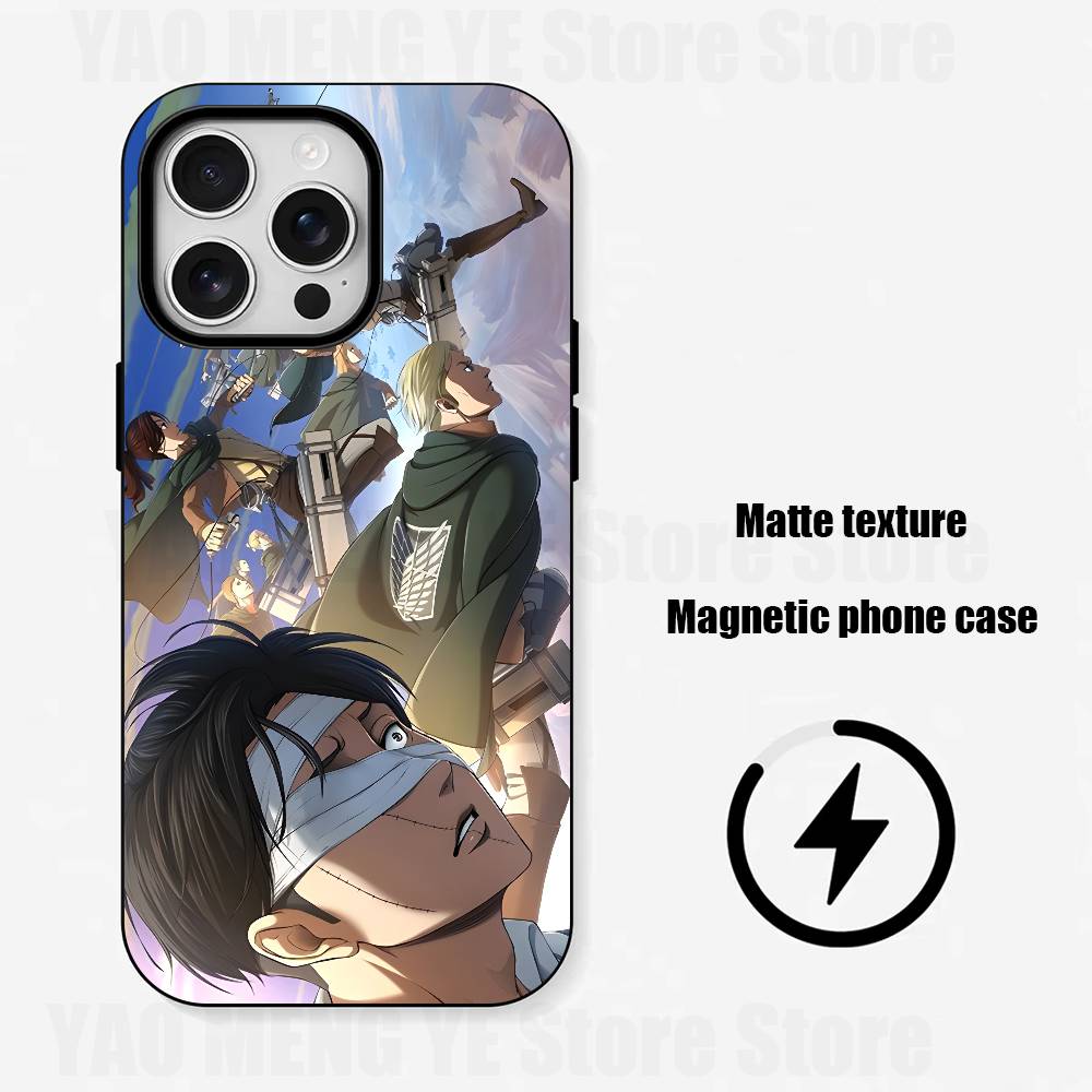 Eren M-Mikasa Armin Levi Silicone Soft Case For iPhone 17,16,15,14,13,12,11 Pro Max For Magnetic Shell Frosted Cover iPhone15promax
Eren M-Mikasa Armin Levi Silicone Soft Case For iPhone 17,16,15,14,13,12,11 Pro Max For Magnetic Shell Frosted Cover iPhone15promax