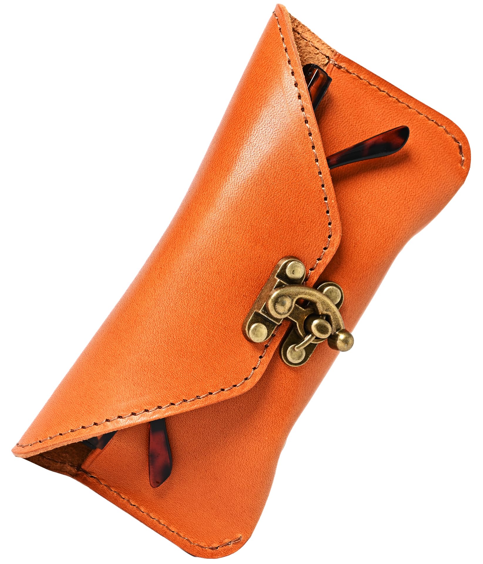 ENTRAMBI Tochigi Leather Antique Lever Eyeglass Case, Genuine Leather, Stylish, for Men and Women, Made in Japan (Camel)
ENTRAMBI Tochigi Leather Antique Lever Eyeglass Case, Genuine Leather, Stylish, for Men and Women, Made in Japan (Camel)