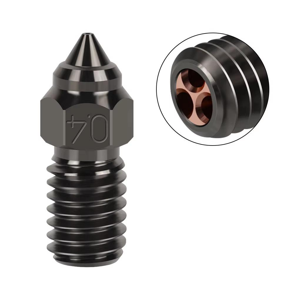 Ender3 V3 SE Hardened Steel CHT High-Flow 3D Printer Nozzle Clone Hardened Steel CHT Nozzle 1.75/0.8mm
Ender3 V3 SE Hardened Steel CHT High-Flow 3D Printer Nozzle Clone Hardened Steel CHT Nozzle 1.75/0.8mm