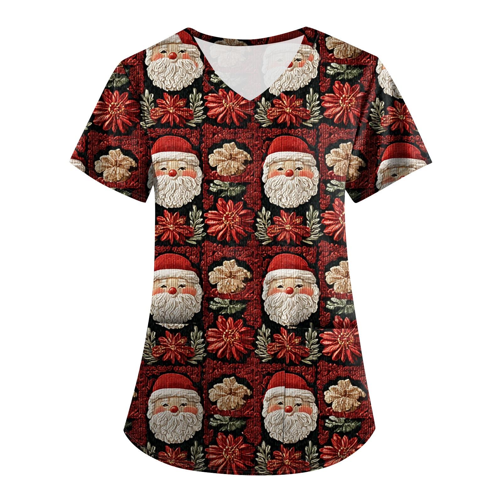 Большой размер Принтованный скраб Рабочая униформа Топы для женских V-образный вырез с запахом Принт Короткий рукав Веселые футболки Рабочая одежда Футболка с карманами XL красный
Большой размер Принтованный скраб Рабочая униформа Топы для женских V-образный вырез с запахом Принт Короткий рукав Веселые футболки Рабочая одежда Футболка с карманами XL красный