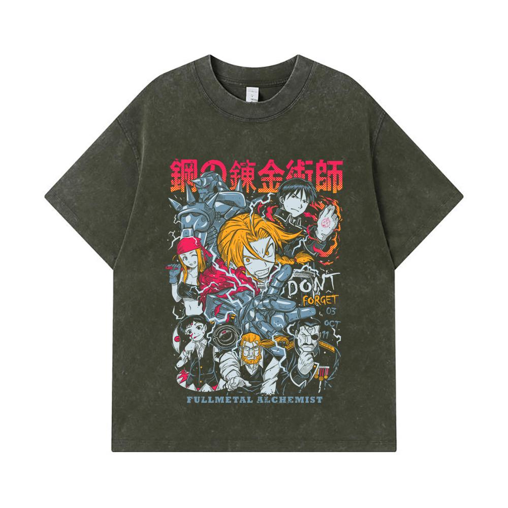 275 GSM Washed T-shirts 100% Cotton Fullmetal Alchemist V1 Print Unisex Heavy Cotton T Shirt S армия зеленый
275 GSM Washed T-shirts 100% Cotton Fullmetal Alchemist V1 Print Unisex Heavy Cotton T Shirt S армия зеленый