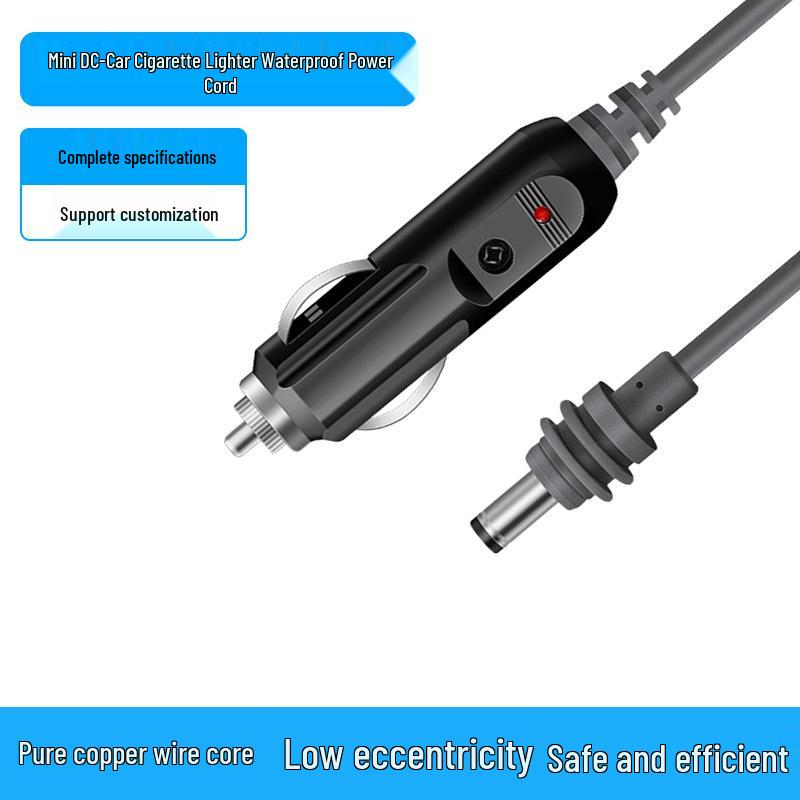 Gray Mini DC to Cigarette Lighter Waterproof Charging Cable - Pure Copper Outdoor Replacement Cord 2m Waterproof Cable
Gray Mini DC to Cigarette Lighter Waterproof Charging Cable - Pure Copper Outdoor Replacement Cord 2m Waterproof Cable