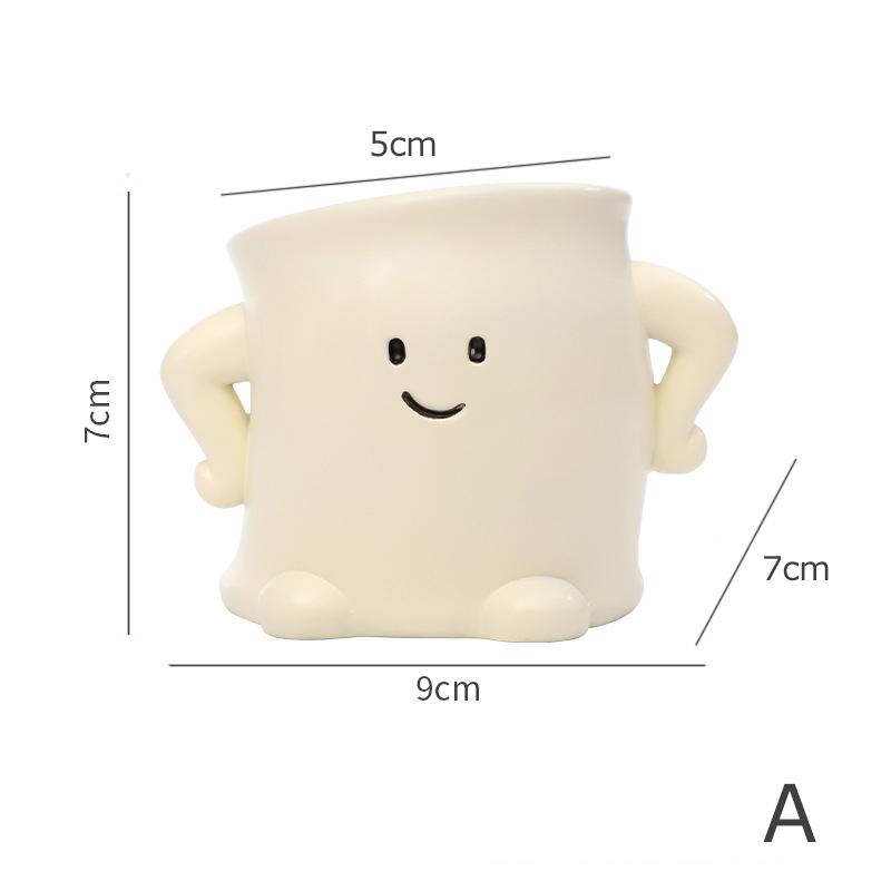 Smiley Face Mini Plant Pot Resin Succulent Planter for Home Office Desk Decorative Ornament Fairy Garden Flowerpot Decoration
Smiley Face Mini Plant Pot Resin Succulent Planter for Home Office Desk Decorative Ornament Fairy Garden Flowerpot Decoration