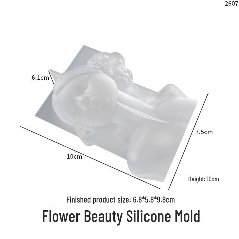 Poppy Rose Girl Blindfold Doll Silicone Mold for DIY Scented Candle or Resin Craft
Poppy Rose Girl Blindfold Doll Silicone Mold for DIY Scented Candle or Resin Craft