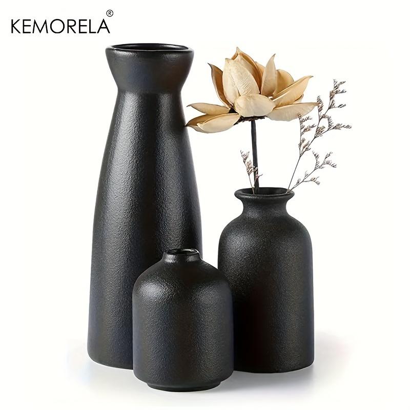 3PCS Ceramic Vase Set Small Modern Boho Farmhouse Decorative Flower Vases for Pampas Grass & Dried Flowers Home Decor чорний
3PCS Ceramic Vase Set Small Modern Boho Farmhouse Decorative Flower Vases for Pampas Grass & Dried Flowers Home Decor чорний