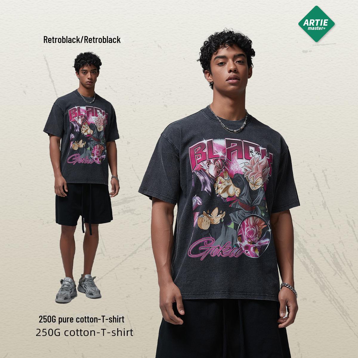 ARTIE Men s Retro Cartoon T-shirt - 2024 Spring/Summer Collection, White Ink Digital Print XL
ARTIE Men s Retro Cartoon T-shirt - 2024 Spring/Summer Collection, White Ink Digital Print XL