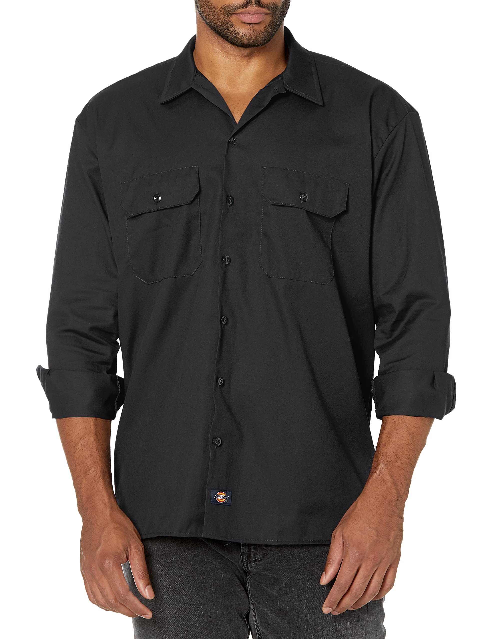 Dickies Men s Long Sleeve Work Shirt, US Size: Small, Color: Black
Dickies Men s Long Sleeve Work Shirt, US Size: Small, Color: Black