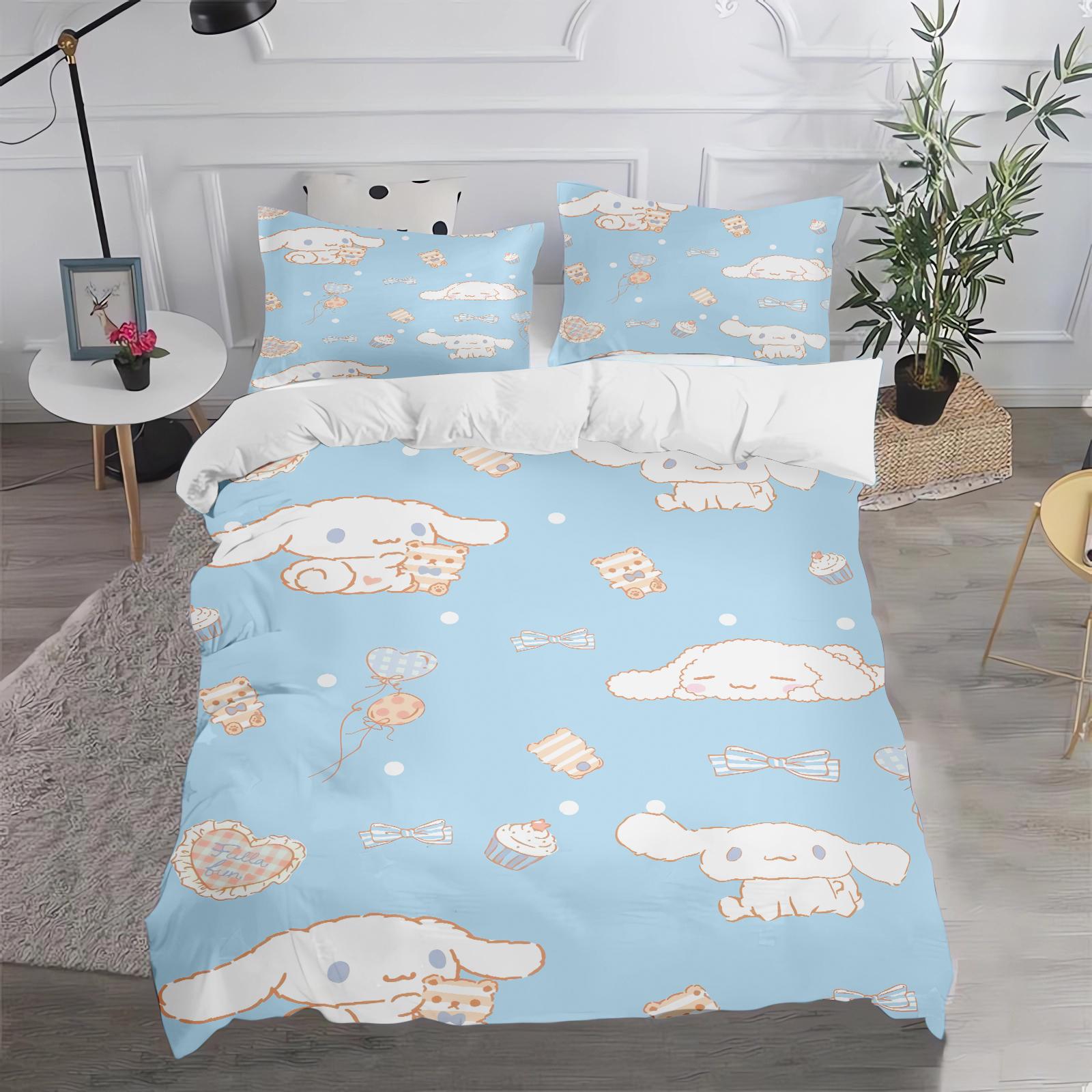 Постільна білизна Cinnamoroll Sanrio, Ковдра з аніме-принтом, Дихаюча, Приємна для шкіри, Мила, Тепла, Дизайн 200x200cm
Постільна білизна Cinnamoroll Sanrio, Ковдра з аніме-принтом, Дихаюча, Приємна для шкіри, Мила, Тепла, Дизайн 200x200cm