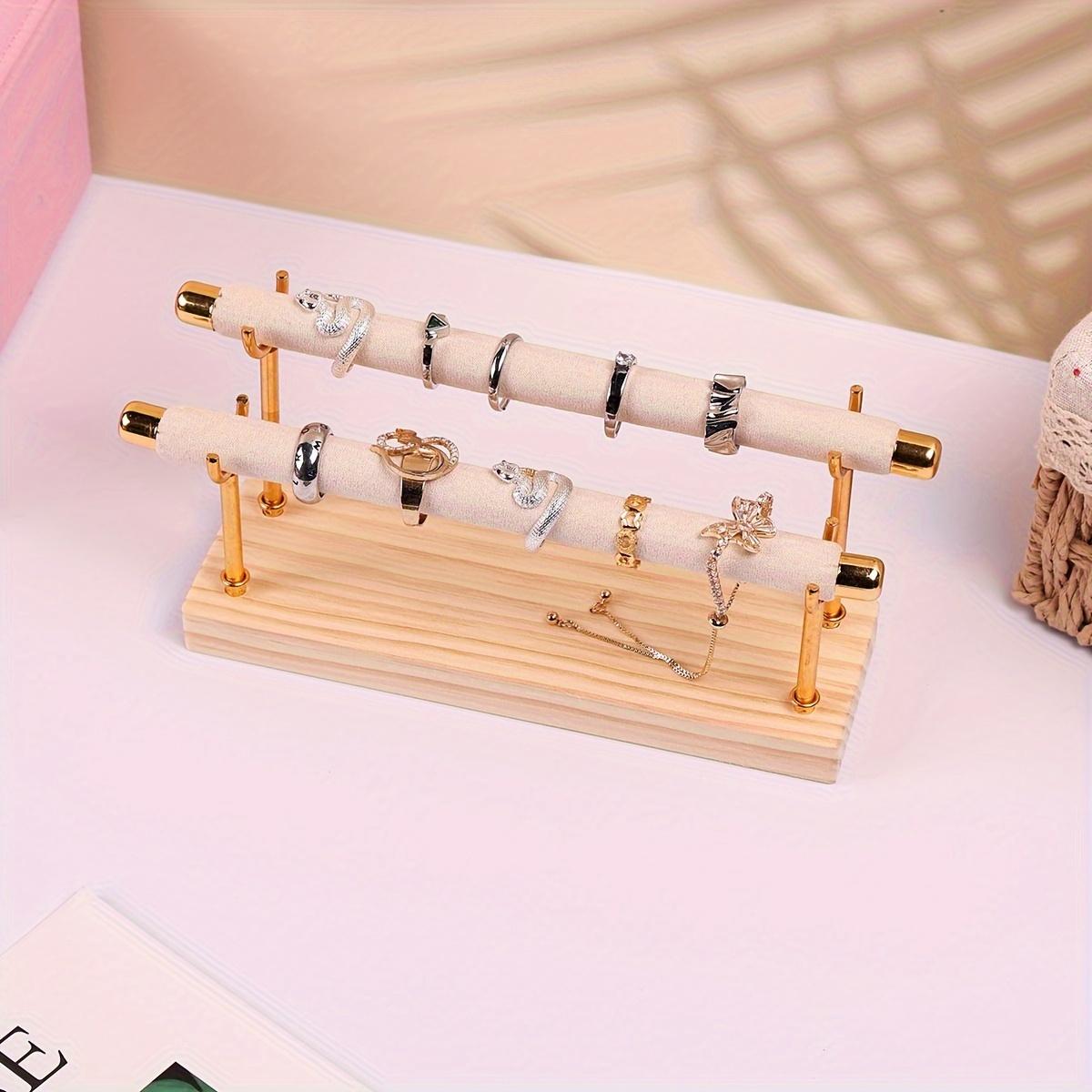Ring Display Stand with Detachable Metal Frame - Wooden Base Jewelry Storage Box, Suitable for Rings, Watches, and Accessories
Ring Display Stand with Detachable Metal Frame - Wooden Base Jewelry Storage Box, Suitable for Rings, Watches, and Accessories