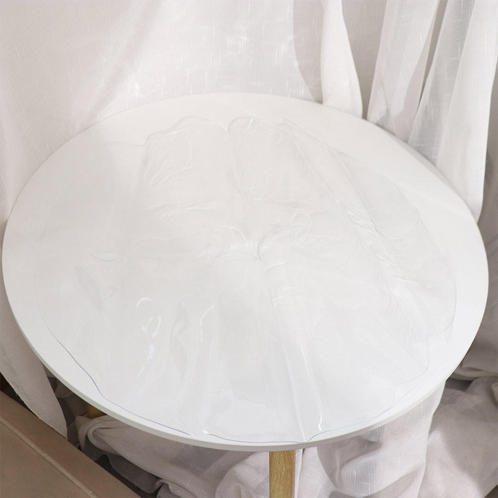 PVC Table Cover Soft Glass Table Pad Dining Table Round Transparent Tablecloth Household 50CM
PVC Table Cover Soft Glass Table Pad Dining Table Round Transparent Tablecloth Household 50CM