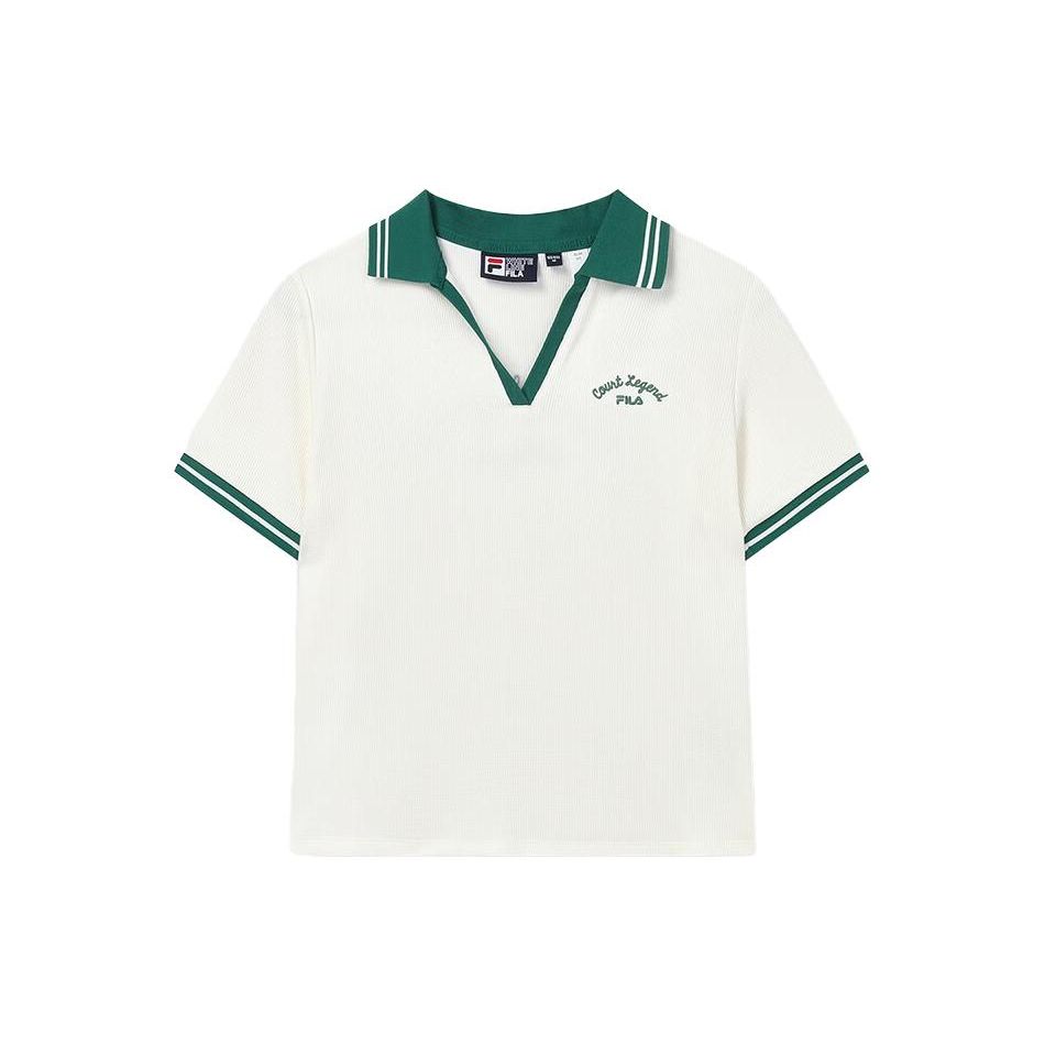 FILA Color Block Tennis Повседневная рубашка поло с коротким рукавом Женская футболка Cloud-Mushroom-White F11W339111F-WT S
FILA Color Block Tennis Повседневная рубашка поло с коротким рукавом Женская футболка Cloud-Mushroom-White F11W339111F-WT S