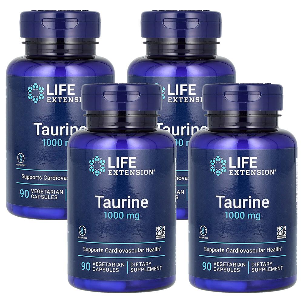 Life Extension Taurine 1000mg Veggie Capsules, 90 Count (4-Pack) 90 pcs - 4 ea
Life Extension Taurine 1000mg Veggie Capsules, 90 Count (4-Pack) 90 pcs - 4 ea