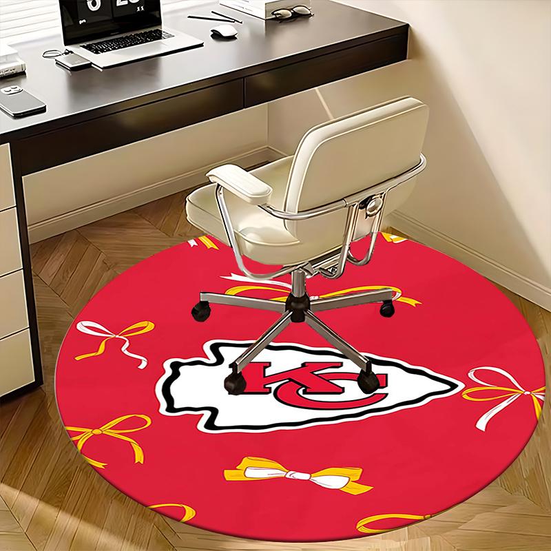 Kansas City Chiefs,NFL Logo Chair mat Round Rug Office carpet, Machine Washable, Non slip, Suitable for Living Rooms, Bedrooms 100cm
Kansas City Chiefs,NFL Logo Chair mat Round Rug Office carpet, Machine Washable, Non slip, Suitable for Living Rooms, Bedrooms 100cm
