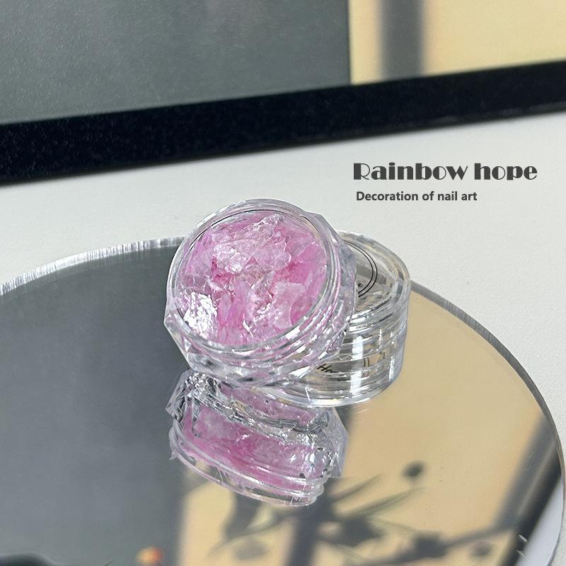 Small Mica Fragments Color Minerals Japanese 3D Nail Art Jewelry Diy Wearing Nail Material Nail Decoration Accessories
Small Mica Fragments Color Minerals Japanese 3D Nail Art Jewelry Diy Wearing Nail Material Nail Decoration Accessories