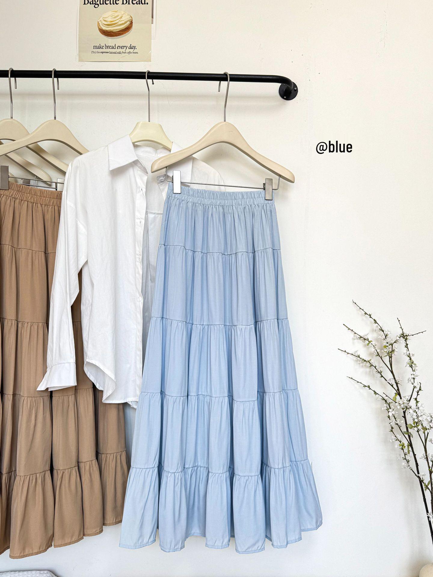 White High-Waisted A-Line Fluffy Skirt - Mid-Length Slimming Skirt for Spring/Summer 2026, Perfect for Petites. One Size
White High-Waisted A-Line Fluffy Skirt - Mid-Length Slimming Skirt for Spring/Summer 2026, Perfect for Petites. One Size