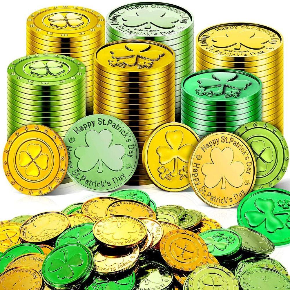10pcs/set Plastic Lucky Shamrock Coins Irish Green Clover Coin Gold Green Coin St. Patricks Day зелёный
10pcs/set Plastic Lucky Shamrock Coins Irish Green Clover Coin Gold Green Coin St. Patricks Day зелёный