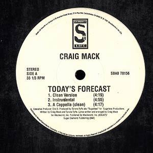 12inch Record CRAIG MACK - Style / Today s Forecast SBAB78156 Street Life Rec 1998 US Rap & Hip-Hop/R&B Used
12inch Record CRAIG MACK - Style / Today s Forecast SBAB78156 Street Life Rec 1998 US Rap & Hip-Hop/R&B Used