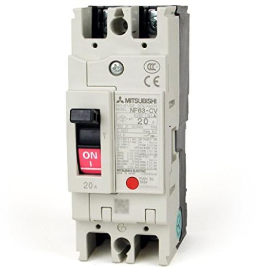 Mitsubishi Electric 2P 20A Запобіжник NN NF63-CV (Без запобіжника) (2-полюсний) (ейсі Дісі)
Mitsubishi Electric 2P 20A Запобіжник NN NF63-CV (Без запобіжника) (2-полюсний) (ейсі Дісі)