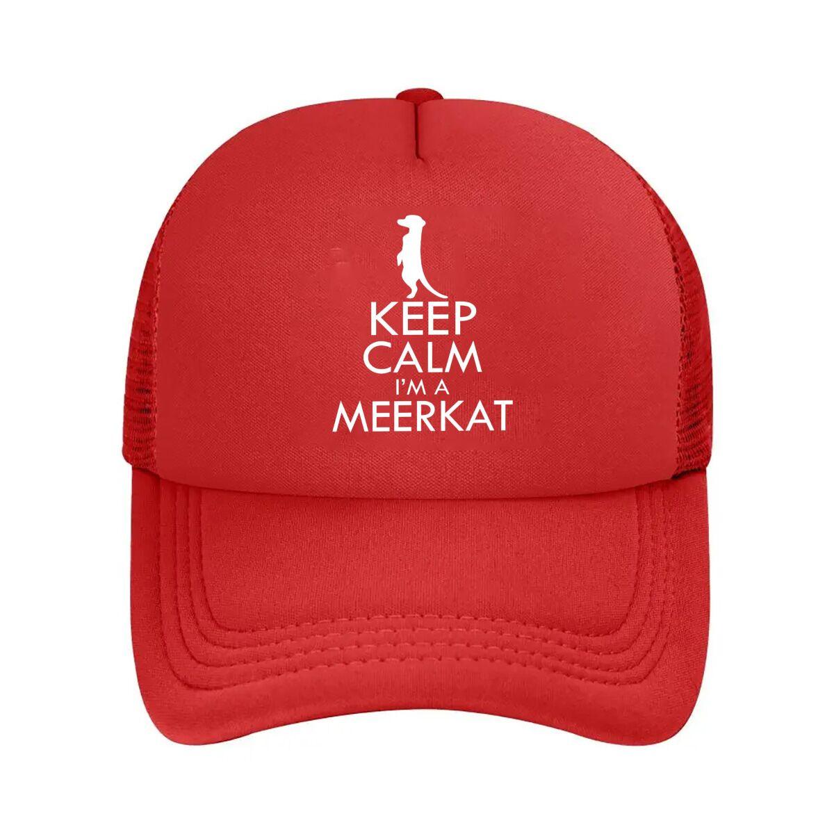 Keep Calm I m A Meerkat design Mesh Baseball Cap One Size
Keep Calm I m A Meerkat design Mesh Baseball Cap One Size