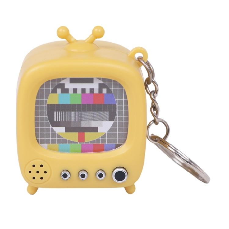 Ключниця-телевізор, що говорить, у ретро-стилі, пластиковий аксесуар для ключів зі світлодіодом, для любителів персоналізованого стилю жовтий
Ключниця-телевізор, що говорить, у ретро-стилі, пластиковий аксесуар для ключів зі світлодіодом, для любителів персоналізованого стилю жовтий