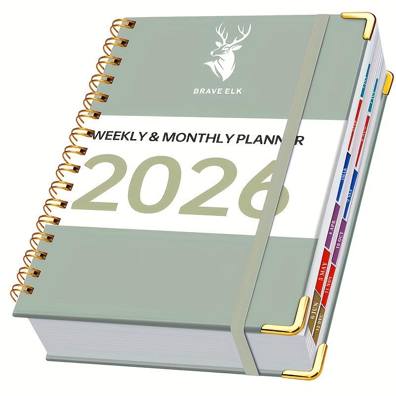2026 Student Daily Schedule,Weekly Plan Book with Spiral Binding and Hard Cover,Suitable for Students and Planner Weekly Planner зелений
2026 Student Daily Schedule,Weekly Plan Book with Spiral Binding and Hard Cover,Suitable for Students and Planner Weekly Planner зелений
