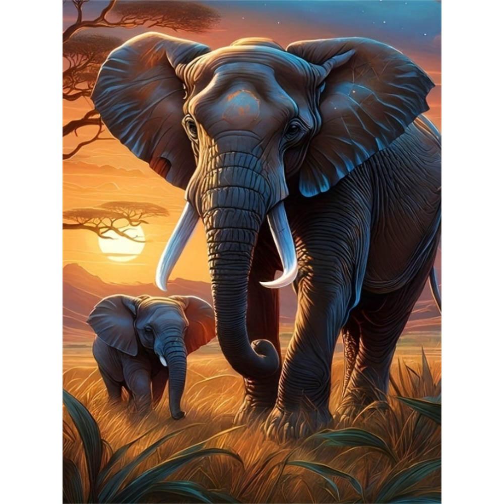 5D Elephant Diamond Painting Art Kit, DIY Cross Stitch Gemstone Crystal Crafts and Artworks To Decorate Home Walls Round 20x30cm
5D Elephant Diamond Painting Art Kit, DIY Cross Stitch Gemstone Crystal Crafts and Artworks To Decorate Home Walls Round 20x30cm