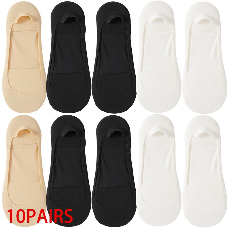 10 Pairs Women s Boat Socks Sponge Bottom Thin Ice Silk Non-slip Shallow Invisible No-fall Heel High Heels Socks 10PAIRS
10 Pairs Women s Boat Socks Sponge Bottom Thin Ice Silk Non-slip Shallow Invisible No-fall Heel High Heels Socks 10PAIRS