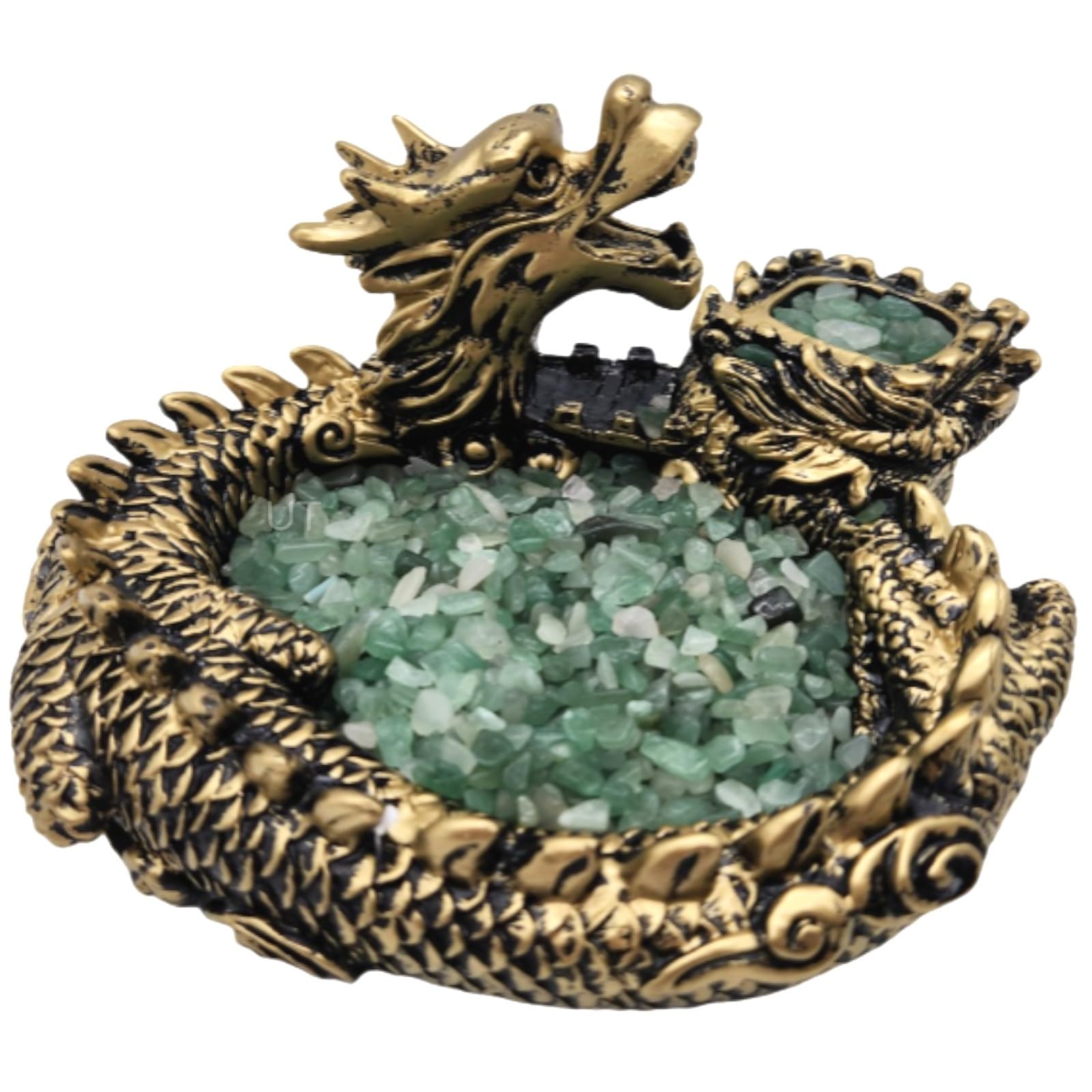 UTST Dragon Figurine Entrance Feng Shui Power Stone Purification Ripple Stone Gold Rutilated Quartz Green Aventurine Dragon Figurine Feng Shui Gold
UTST Dragon Figurine Entrance Feng Shui Power Stone Purification Ripple Stone Gold Rutilated Quartz Green Aventurine Dragon Figurine Feng Shui Gold