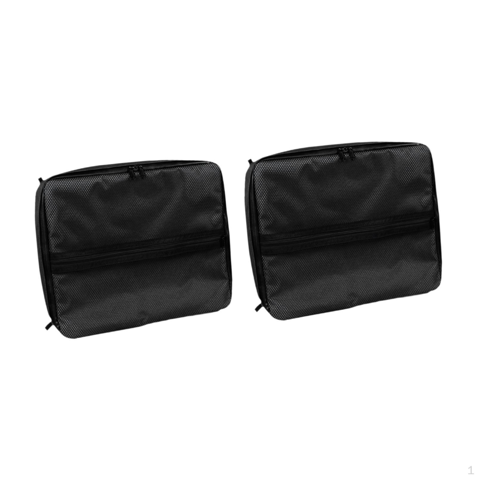 2 шт. сумка-холодильник для каяка, сумки для хранения досок для серфинга, палуба с сетчатым карманом, утепленная для чёрный