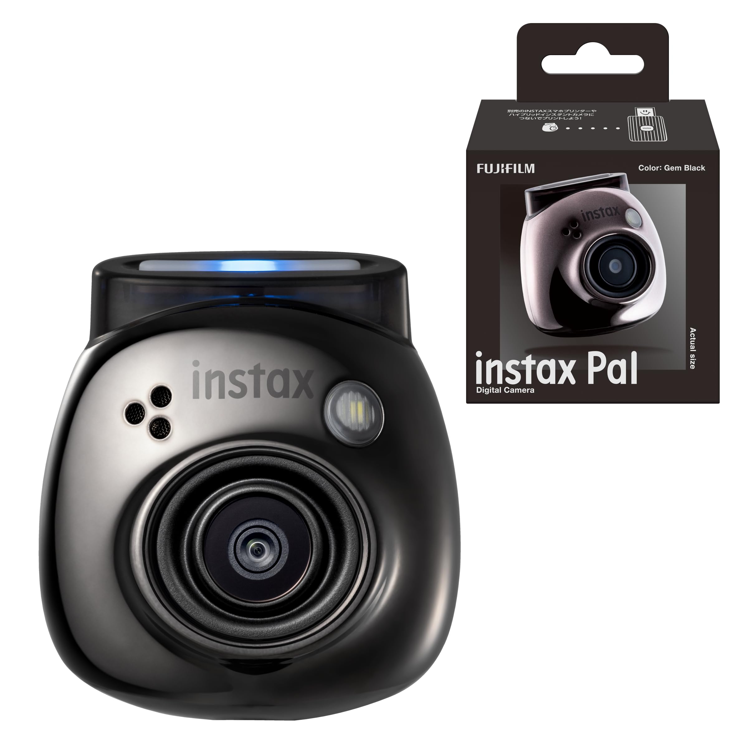 Камера FUJIFILM Instax Pal Gem Black ширококутний об єктив INS PAL BLACK Багатоформатний розміром з долоню чорний
Камера FUJIFILM Instax Pal Gem Black ширококутний об єктив INS PAL BLACK Багатоформатний розміром з долоню чорний