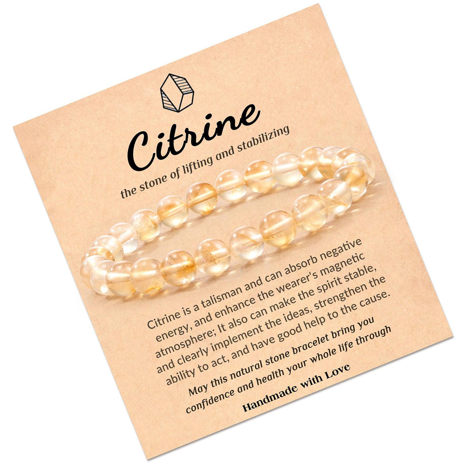 Natural Beaded Bracelet for Success and Creativity Unisex Stone Bead Jewelry Adjustable Stretch Wristchain and Card 4
Natural Beaded Bracelet for Success and Creativity Unisex Stone Bead Jewelry Adjustable Stretch Wristchain and Card 4