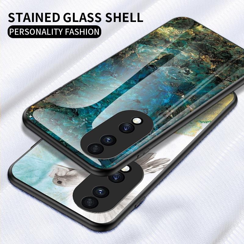 For Honor 70 5G Slim Marble Pattern Tempered Glass+PC+TPU Hybrid Drop-proof Cover Emerald Marble
For Honor 70 5G Slim Marble Pattern Tempered Glass+PC+TPU Hybrid Drop-proof Cover Emerald Marble